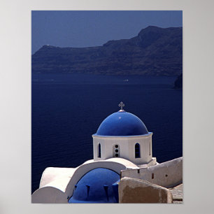 Island of Santorini Poster