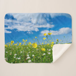 island of South Uist Scotland Sherpa Blanket