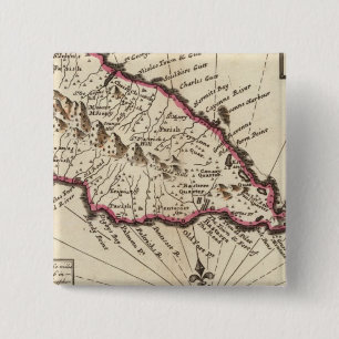 Island of St Christophers 15 Cm Square Badge