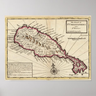 Island of St Christophers Poster