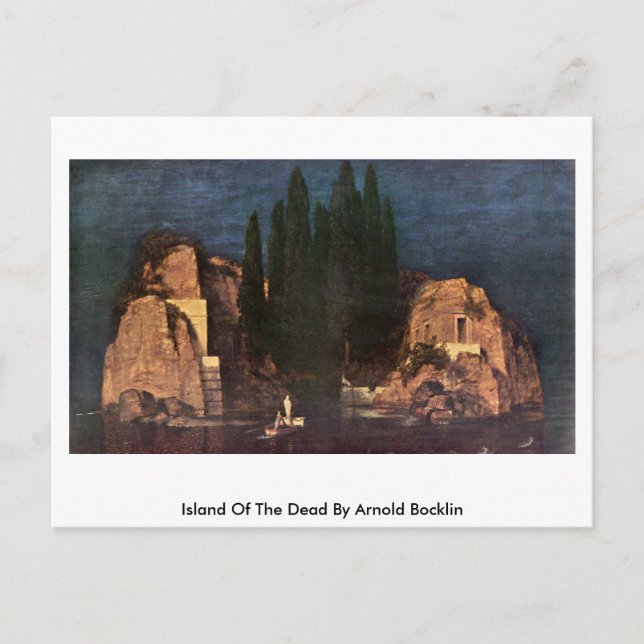 Island Of The Dead By Arnold Bocklin Postcard (Front)