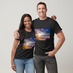Island Paradise Beach Sunset T-Shirt