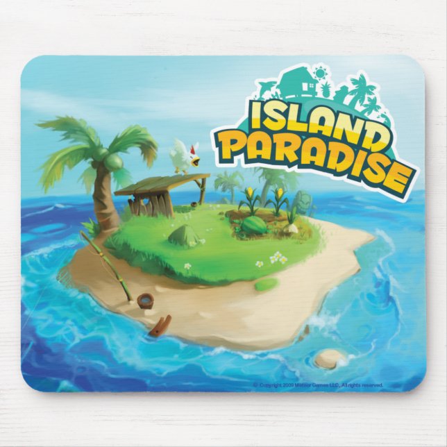 Island Paradise Mousepad (Front)