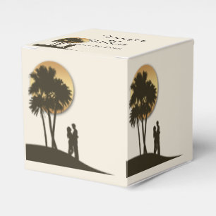 Island Paradise Wedding Favour Box