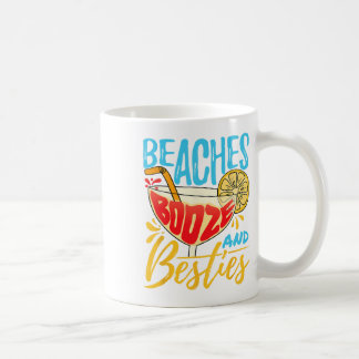 Island Party Beach Bachelorette - Beaches Booze An Coffee Mug