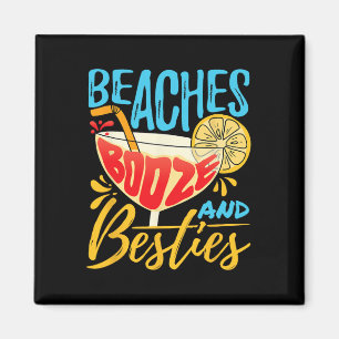 Island Party Beach Bachelorette - Beaches Booze An Magnet