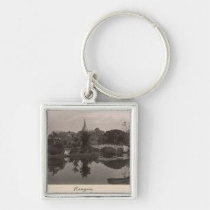 Island pavilion in the Cantanement Garden Key Ring