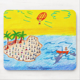 Island,Peggysue, Mouse Pad