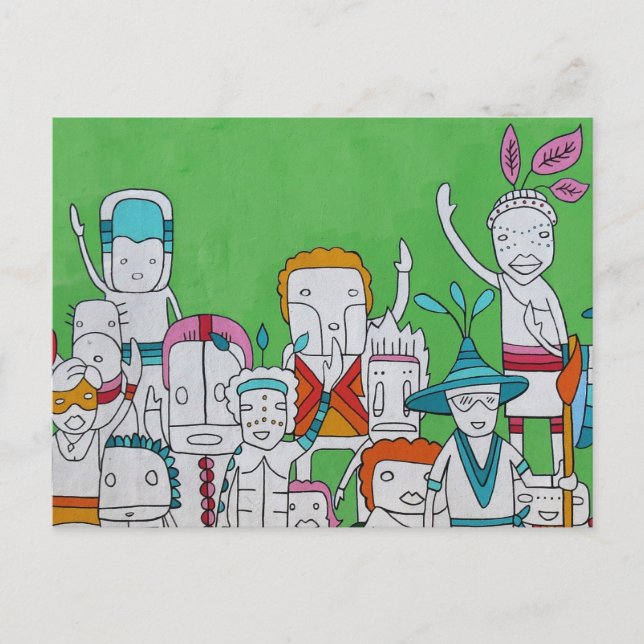Island People Postcard (Front)
