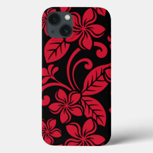 ISLAND PLUMERIA (BLACK/RED) iPhone 13 CASE