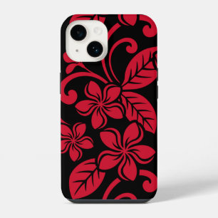 ISLAND PLUMERIA (BLACK/RED) iPhone 14 CASE