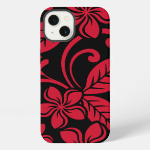 ISLAND PLUMERIA (BLACK/RED) iPhone 13 CASE