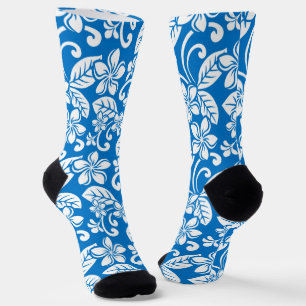 ISLAND PLUMERIA (BLUE SKY) SOCKS
