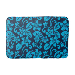 ISLAND PLUMERIA (Blue x 2) Bath Mat