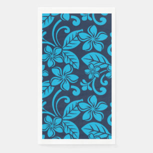 ISLAND PLUMERIA (Blue x 2) Napkin
