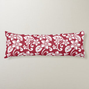 ISLAND PLUMERIA (CARDINAL RED) BODY CUSHION