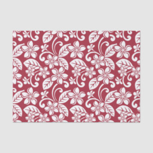 ISLAND PLUMERIA (CARDINAL RED) TISSUE PAPER