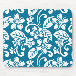 ISLAND PLUMERIA (CARIBBEAN BLUE) Mousepad