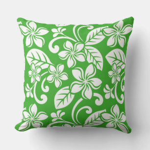 ISLAND PLUMERIA (CITRUS GREEN) CUSHION