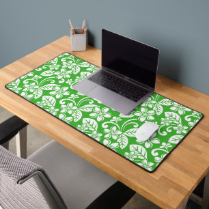 ISLAND PLUMERIA (CITRUS GREEN) DESK MAT