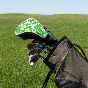 ISLAND PLUMERIA (CITRUS GREEN) GOLF HEAD COVER