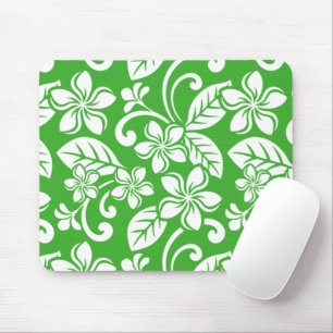 ISLAND PLUMERIA (CITRUS GREEN) MOUSE PAD