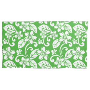 ISLAND PLUMERIA (CITRUS GREEN) PILLOWCASE