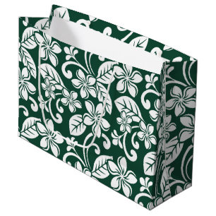 ISLAND PLUMERIA (FOREST GREEN) Gift Bag