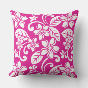 ISLAND PLUMERIA (HOT PINK) CUSHION