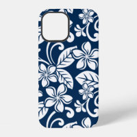 ISLAND PLUMERIA (NAVY BLUE)