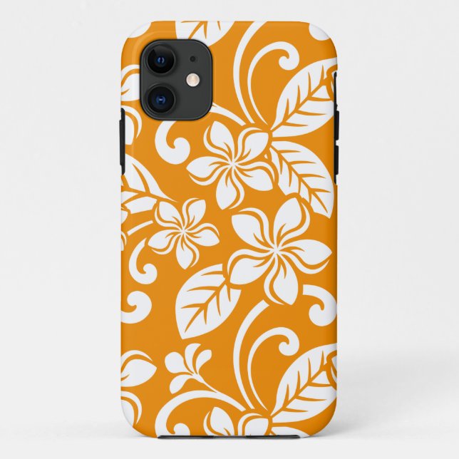ISLAND PLUMERIA (ORANGE) Case-Mate iPhone CASE (Back)