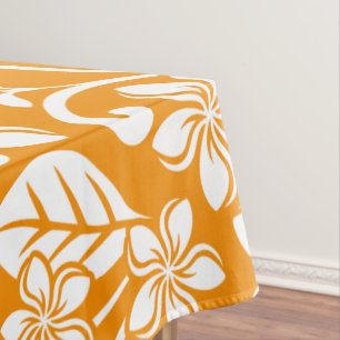 ISLAND PLUMERIA (ORANGE) Tablecloth