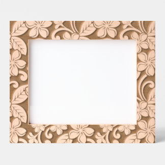 ISLAND PLUMERIA PATTERN ETCHED FRAMES