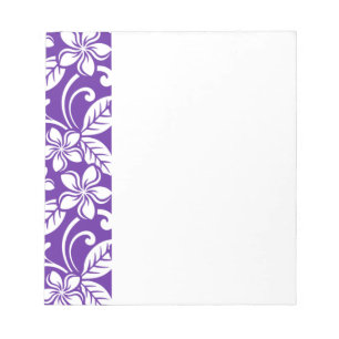 ISLAND PLUMERIA (PURPLE) NOTEPAD
