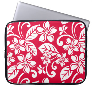 ISLAND PLUMERIA (RED) Electronics Bag