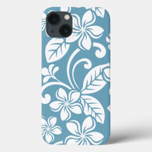 ISLAND PLUMERIA (SLATE BLUE) iPhone 13 CASE