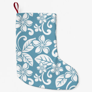 ISLAND PLUMERIA (SLATE BLUE) Christmas Stocking