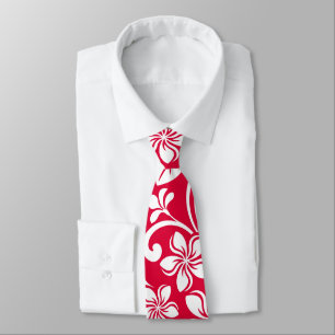 ISLAND PLUMERIA (STRAWBERRY RED) TIE