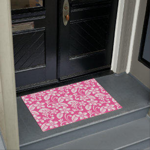 ISLAND PLUMERIA (WATERMELON PINK) DOORMAT