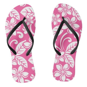 ISLAND PLUMERIA (WATERMELON PINK) THONGS