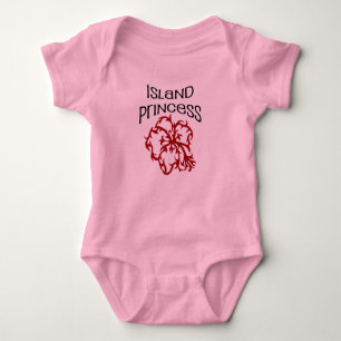 island princess baby bodysuit