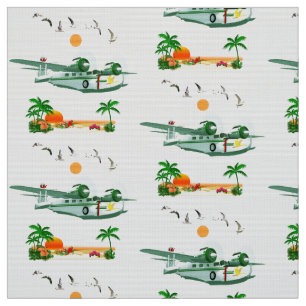 Island Seaplane Fabric