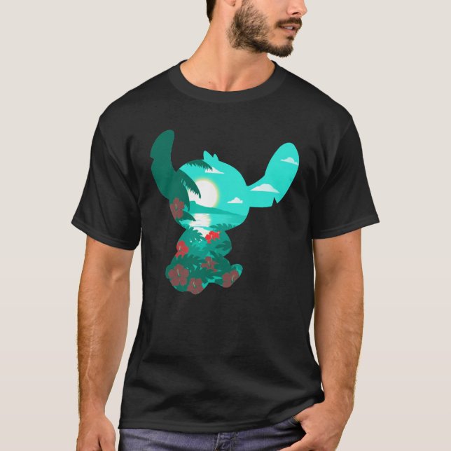 Island Stitch Lilo and Stitch Teeturtle Gift For F T-Shirt (Front)