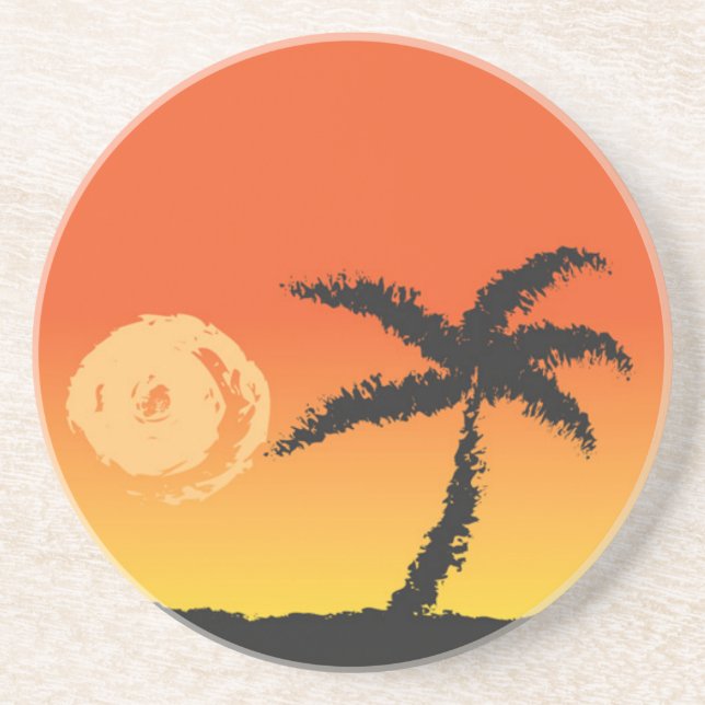 Island Sunset Coaster (Front)