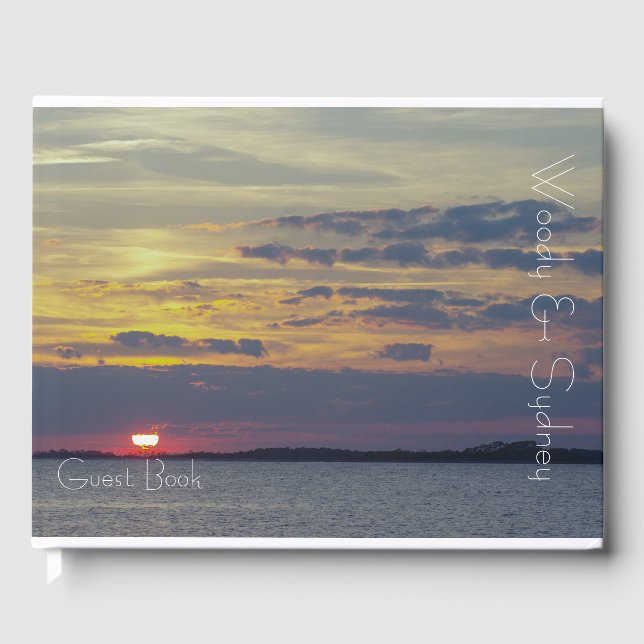 Island Sunset Guest Book (Front)