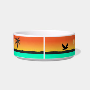 Island Sunset Pet Bowl