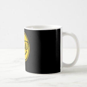 Island surf smile face sunglasses beach life vibes coffee mug