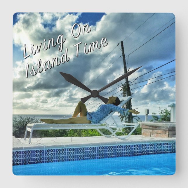 Island Time Clock (Front)