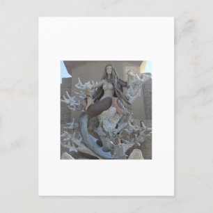 Island Time Mermaid Postcard