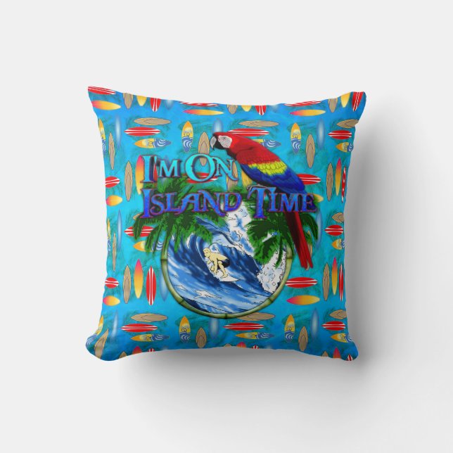 Island Time Surfing Cushion (Front)